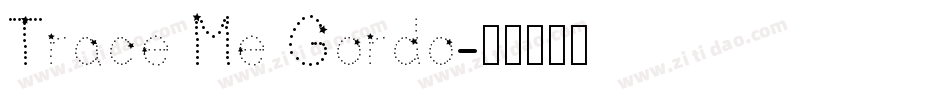 Trace Me Gordo字体转换